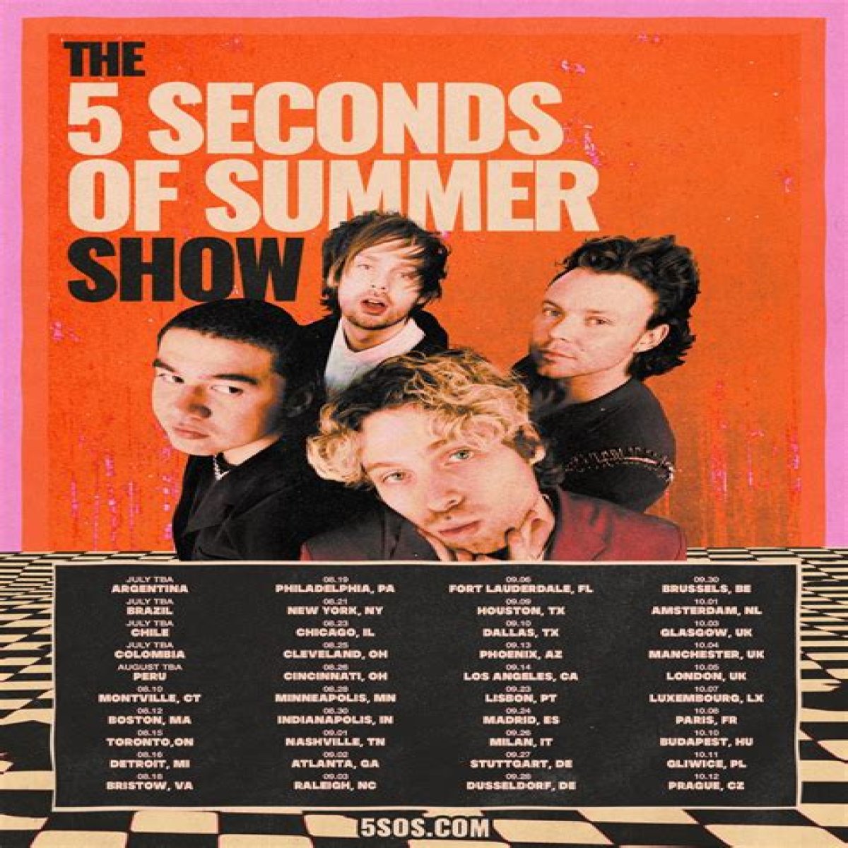 5 Seconds of Summer Go Glam Rock