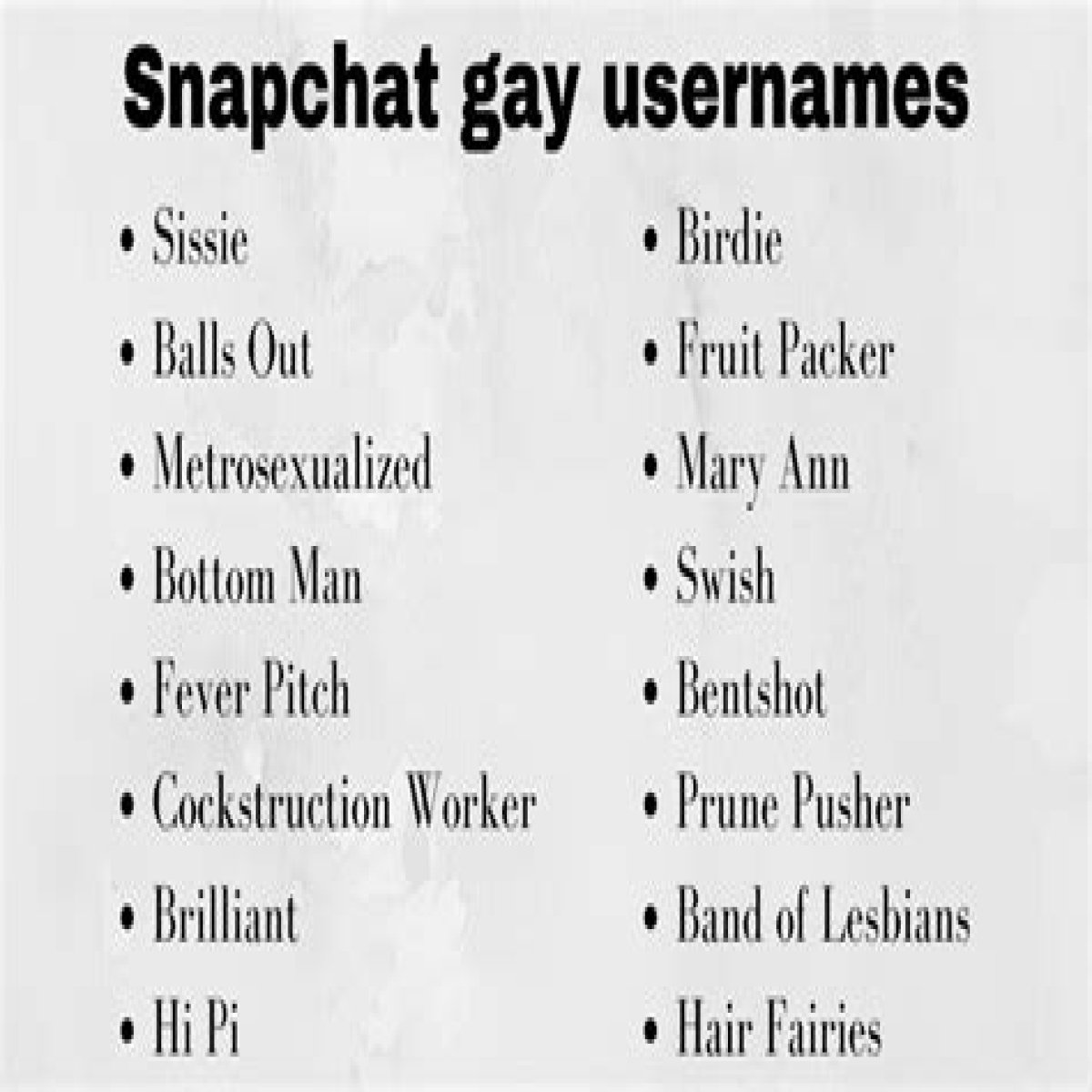 A Guide To Snapchat Names For Gay Guys