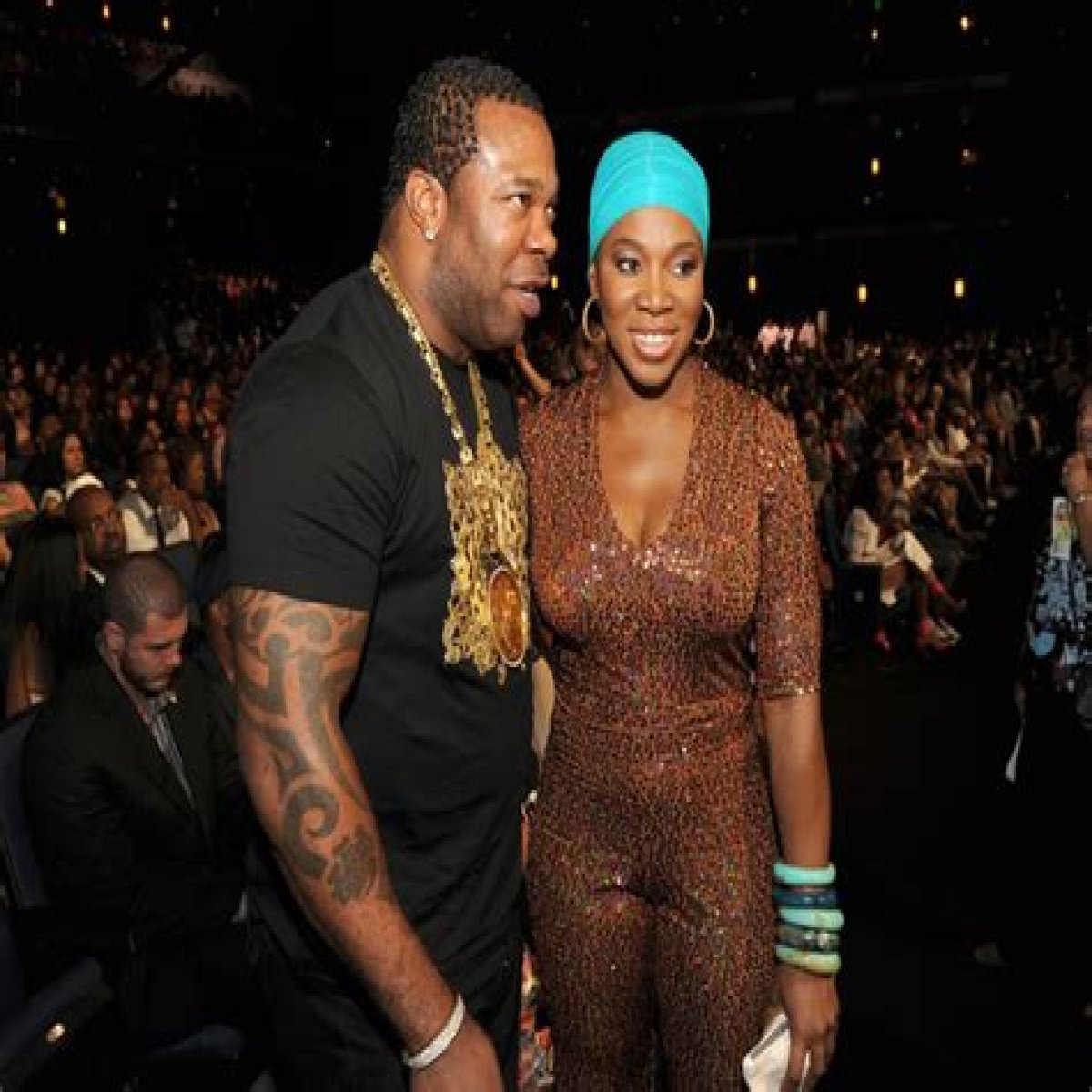 Busta Rhymes And Joanne Wood