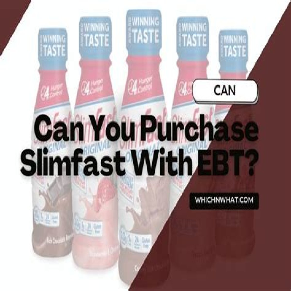 Can You Buy Slimfast With EBT?