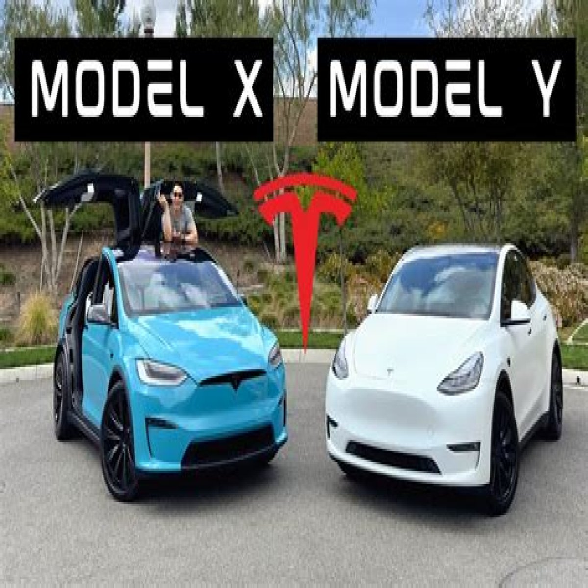 Car company that produces the Model 3 and the Model X