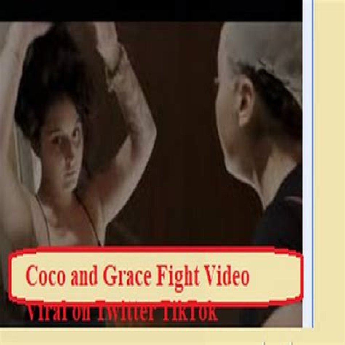 Coco And Grace's Viral Fight Video
