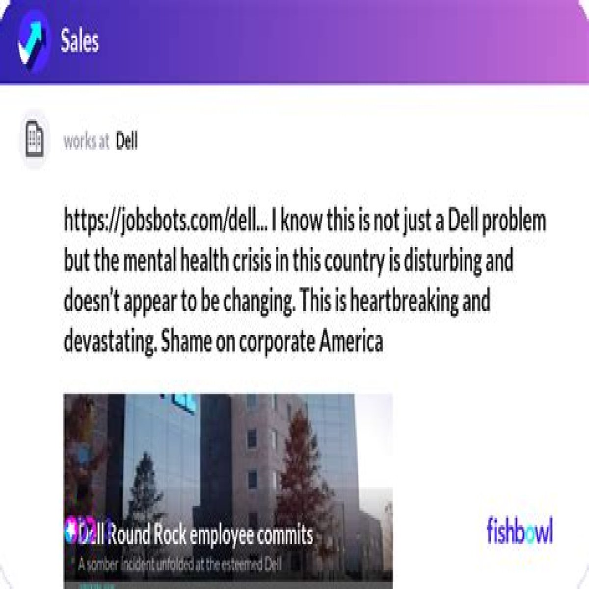 Dell Round Rock employee commits suicide by shooting himself