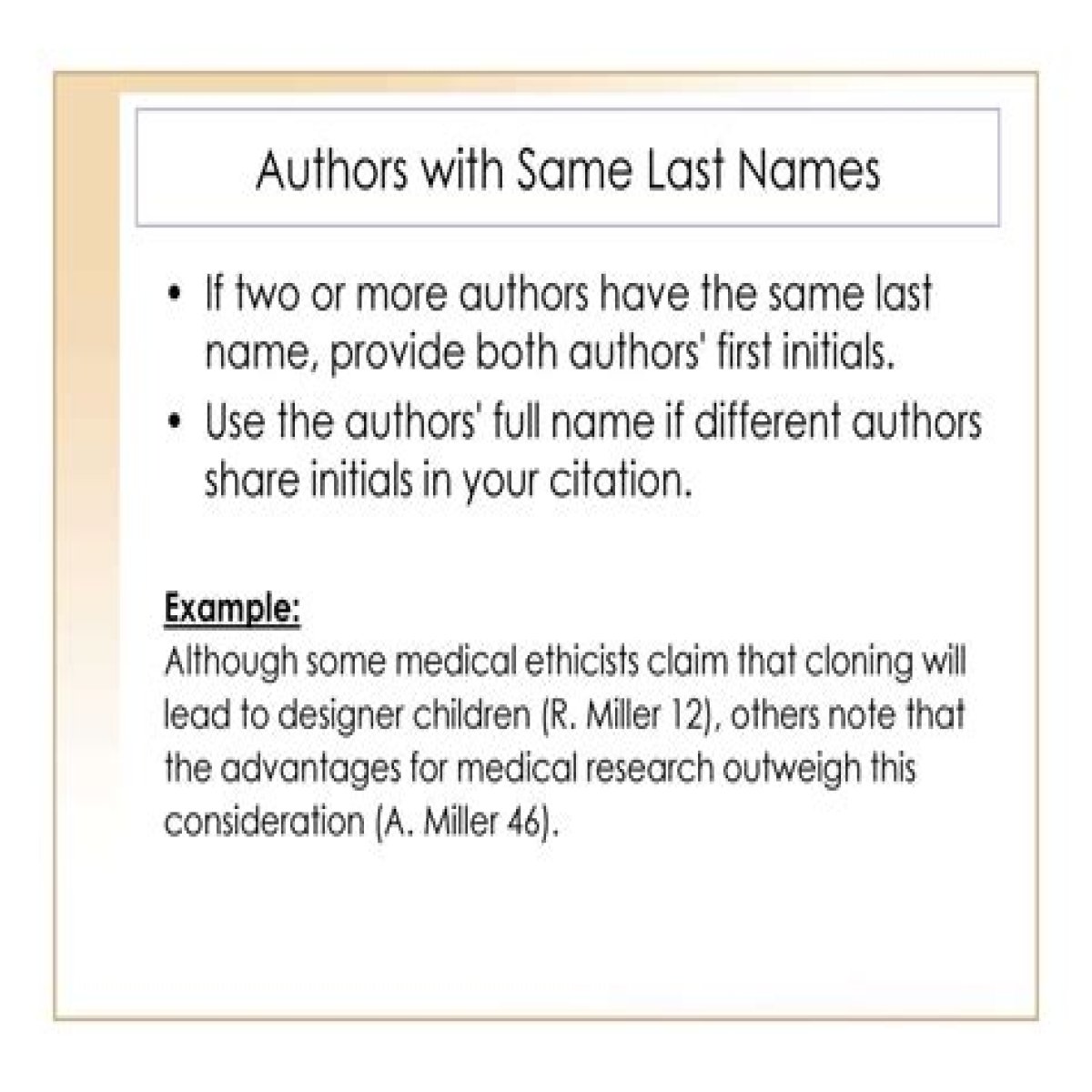 Does The Author Have One?