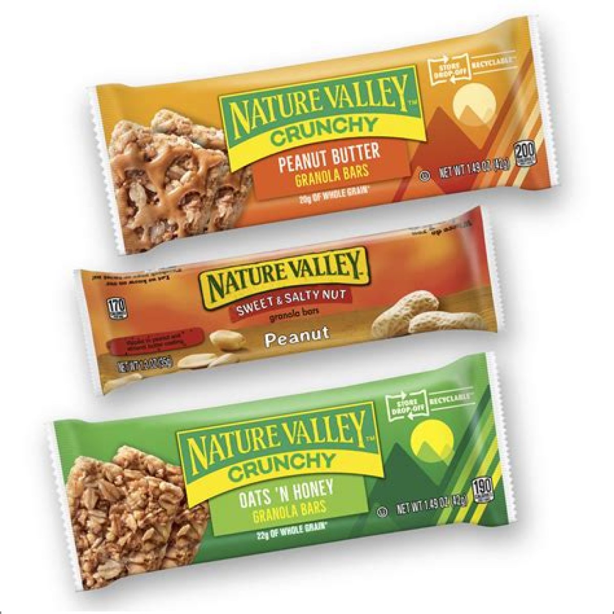 Granola ___ (snack from Quaker or Nature Valley)
