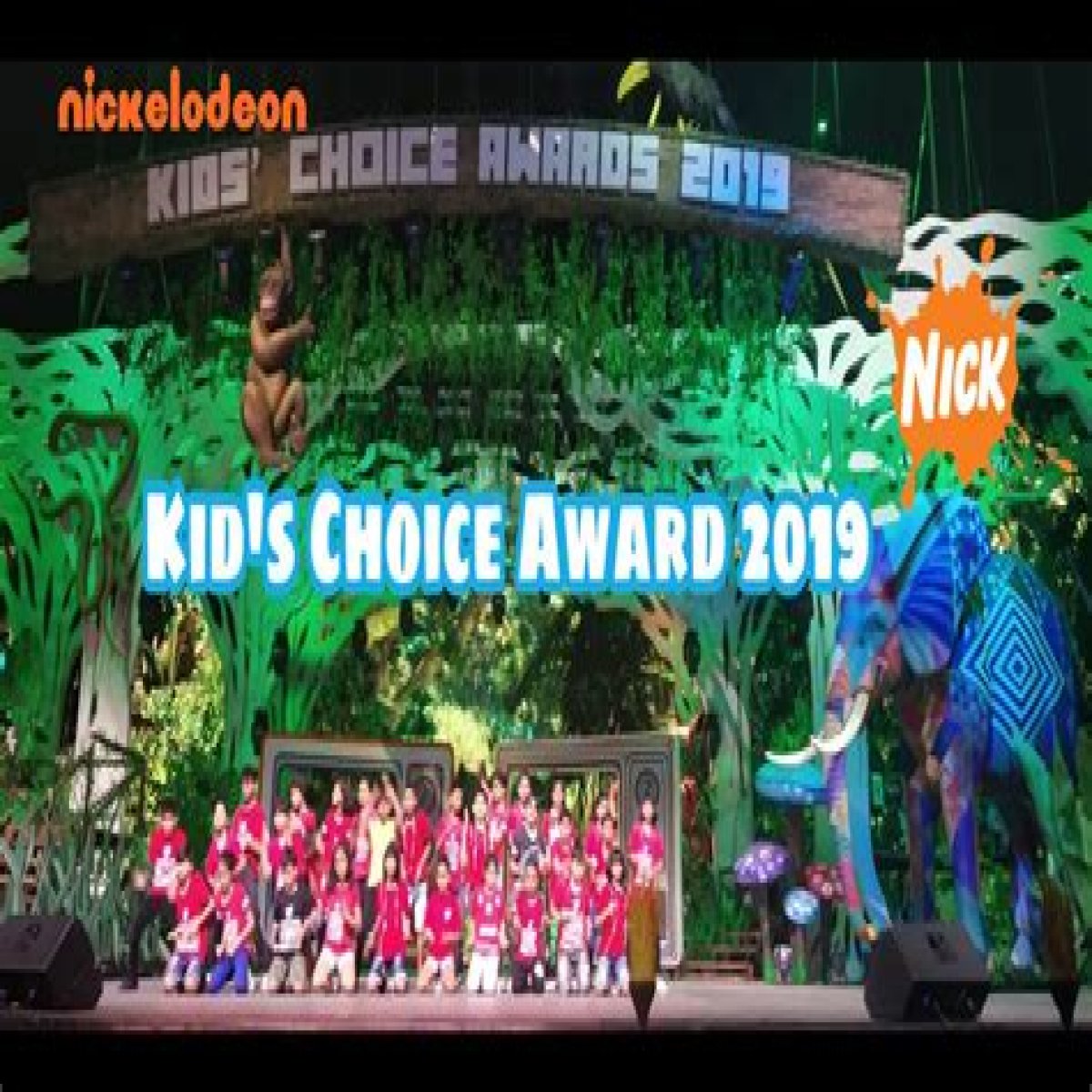 Higher performer who hosted the Nickelodeon Kids' Choice Awards in 2019: 2 wds.