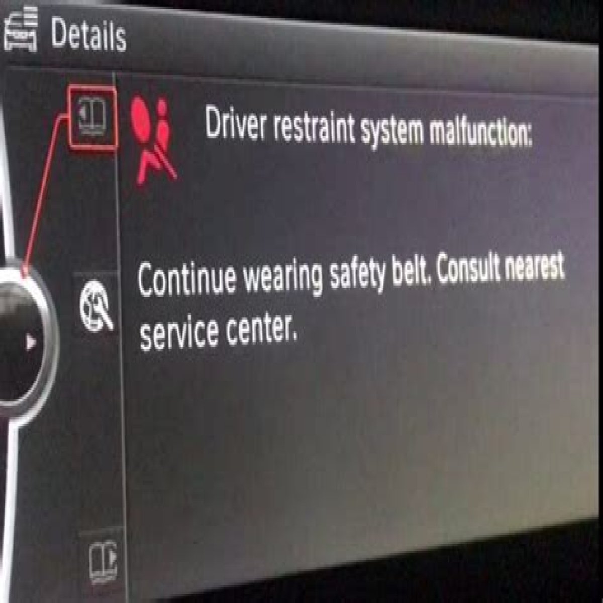 How to Fix Driver Restraint System Malfunction in BMW Vehicles?