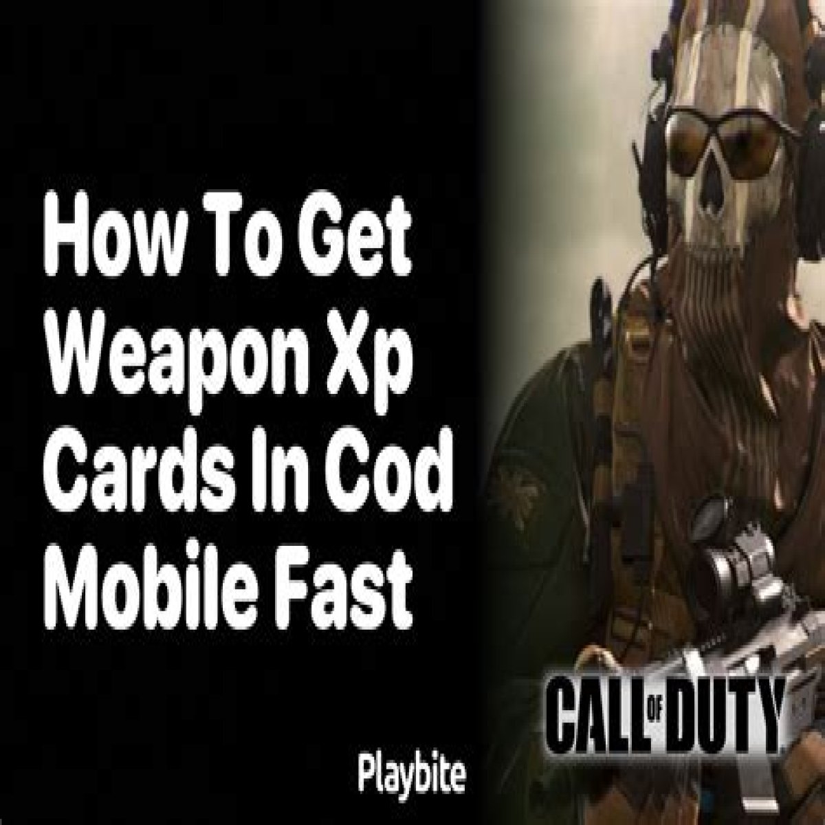 How To Get Weapon XP Cards COD Mobile