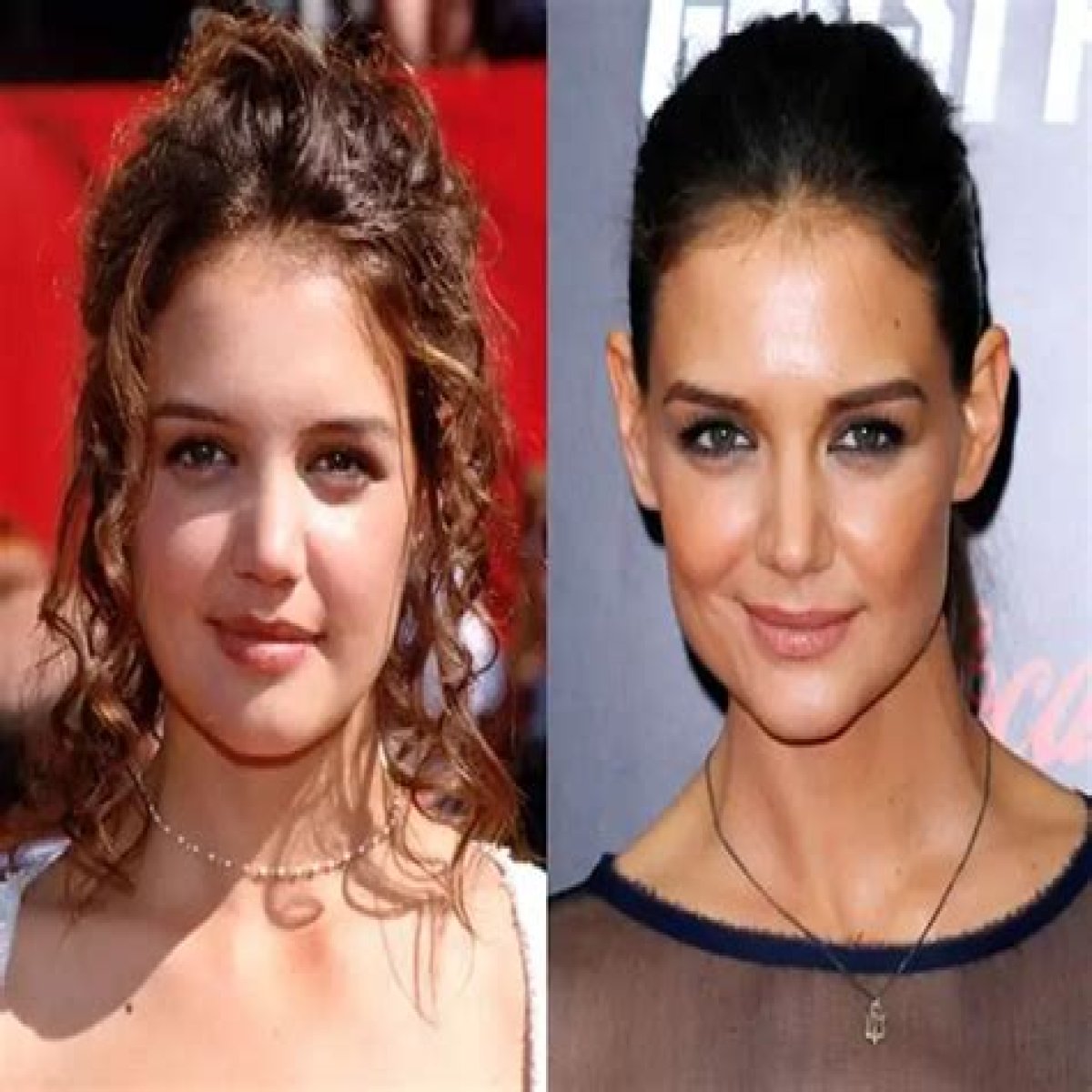 Katie Holmes Nose Job Plastic Surgery Before and After