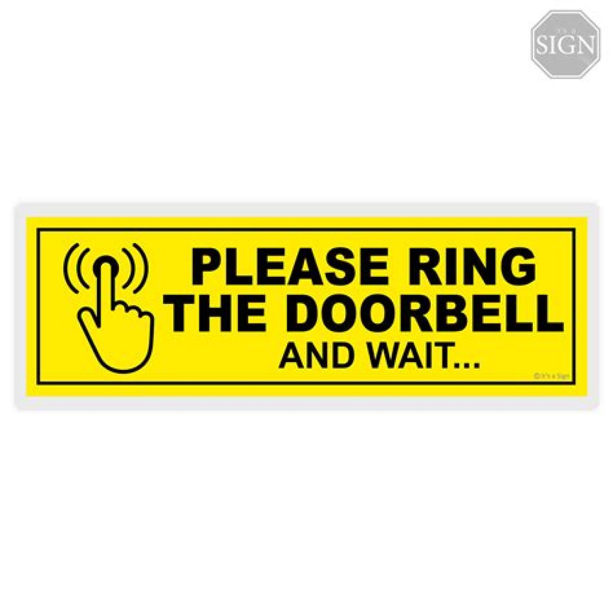 Pressed the doorbell