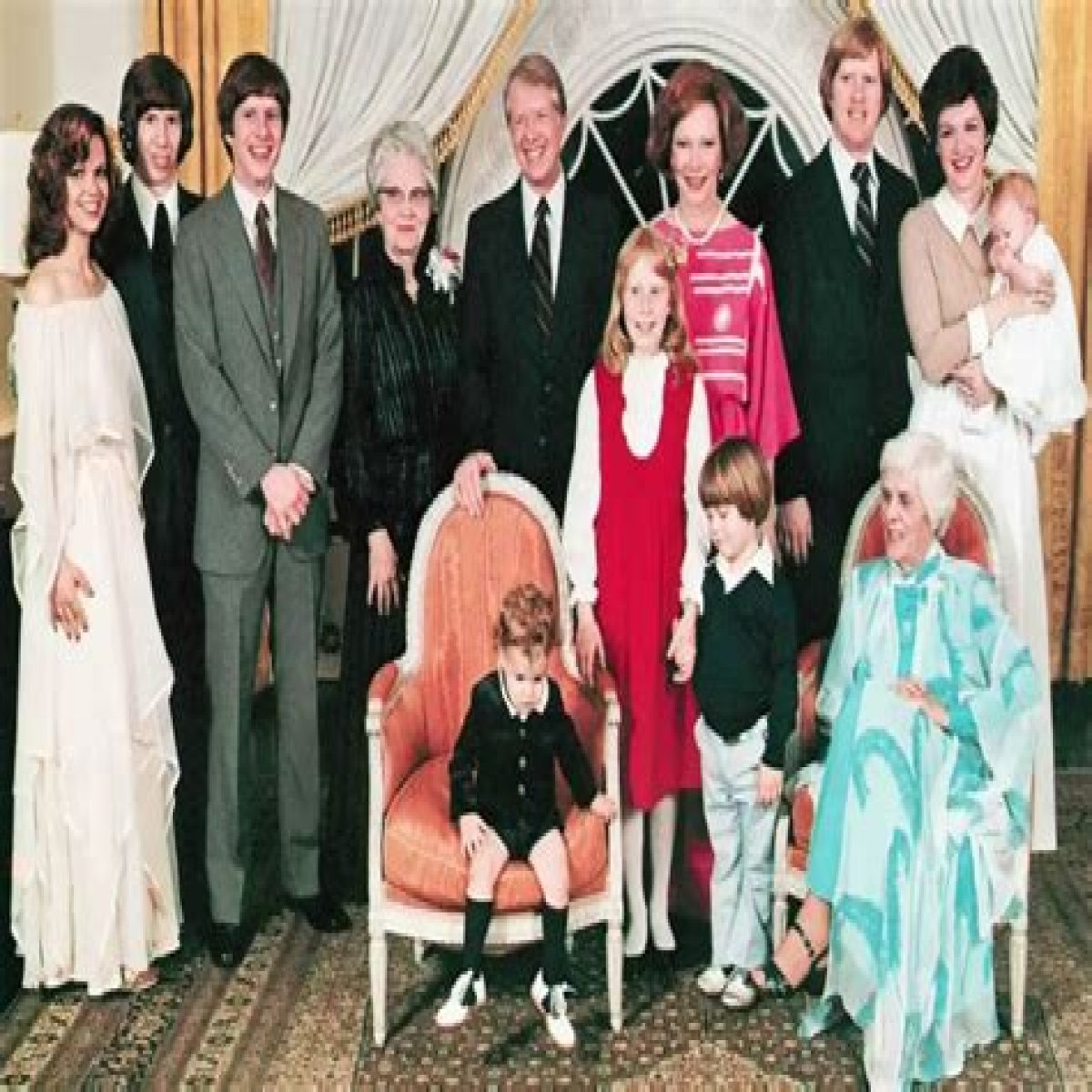 Rosalynn Carter parents: Allie M. Smith, Wilburn Edgar Smith