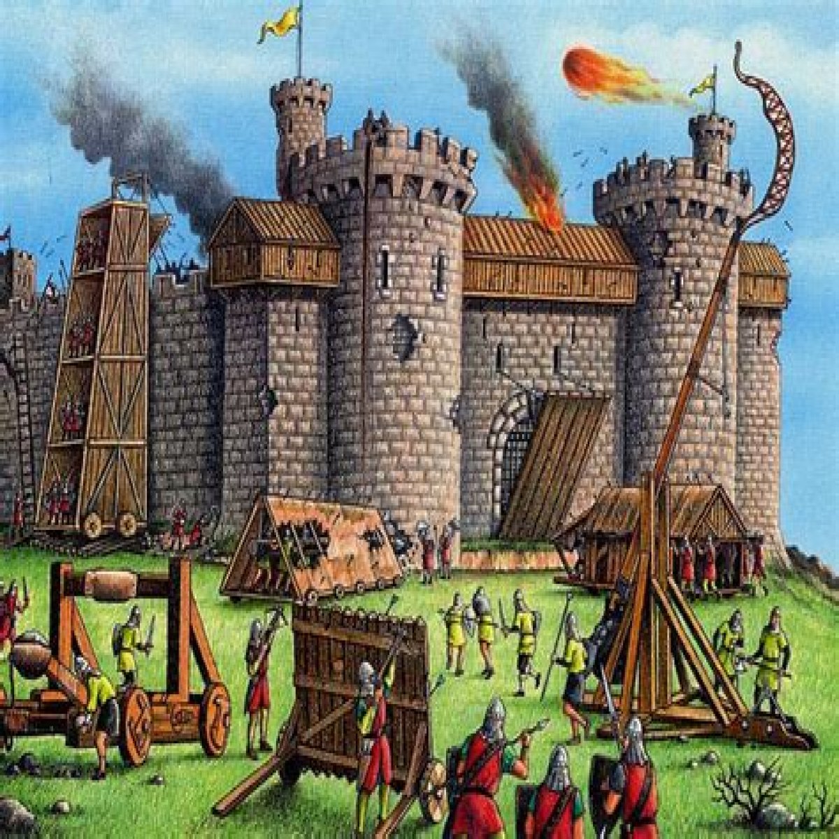 Surround as an enemy castle