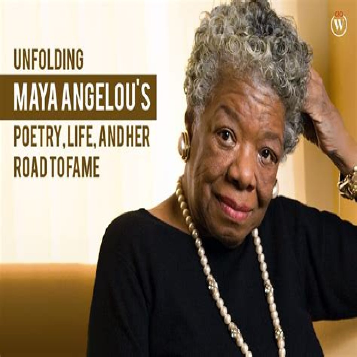 Verse writer like Maya Angelou