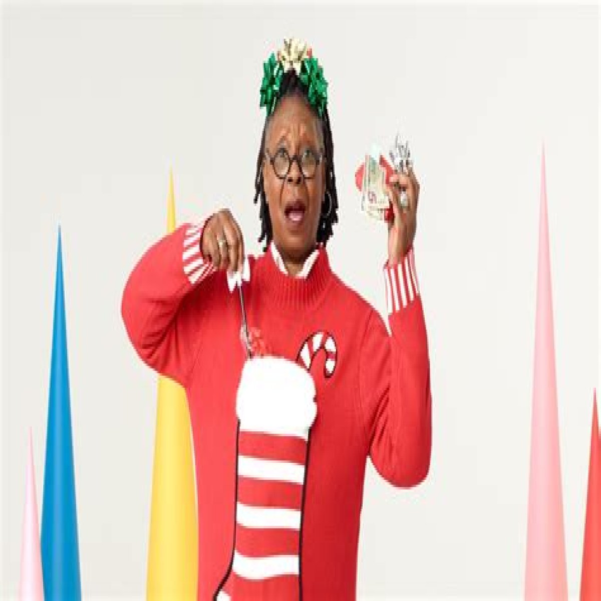 Whoopi Goldberg x Zappos Ugly Holiday Sweaters: Details